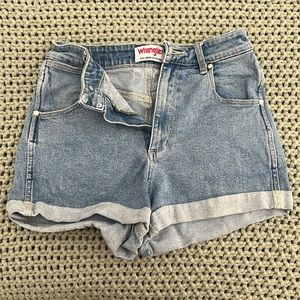 wrangler high waisted shorts